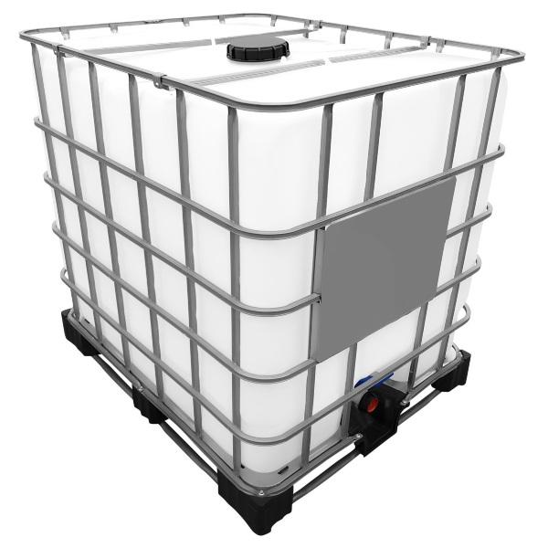 1000l IBC Wassertank auf Stahlpalette (Gebraucht/Gespült)