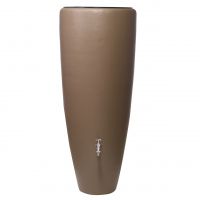 GARANTIA GRAF 300l Design-Regentonne 2in1 Wasserbehälter mit Pflanzschale Taupe 326111